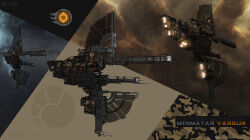  3d absurdres advanced_ship_(eve_online) battleship_(eve_online) boundless_creation_(eve_online) brown_background camouflage clouds combat_ship_(eve_online) commentary company_logo company_name copyright_logo copyright_name dated english_commentary eve_online fire flying glowing highres logo marauder_(eve_online) maya_(medium) military_vehicle minmatar_logo_(eve_online) multiple_views nebula no_humans official_art outdoors radar radio_antenna realistic science_fiction siege_mode_(eve_online) solar_panel space spacecraft star_(sky) starry_sky_background tempest_(eve_online) thrusters vargur_(eve_online) vehicle_focus vehicle_name ymir_jonsson 