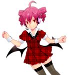  ahoge drill_hair headphones headset highres kasane_teto looking_at_viewer pink_hair red_eyes red_hair redhead short_dress short_hair smile solo toudou_charo tr transparent_background twin_drills twintails unmoving_pattern utau vocaloid wings wrist_cuffs 