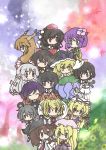  &gt;:) :d ^_^ anchor animal_ears backpack bag black_hair black_wings blonde_hair blue_eyes blue_hair bow braid brown_eyes brown_hair camera chibi closed_eyes crossed_arms eyes_closed fingers_together flower fujiwara_no_mokou fushigi_ebi gradient_hair green_eyes grey_hair hair_bobbles hair_bow hair_flower hair_ornament hair_tubes hakurei_reimu hat hat_bow hat_ribbon hieda_no_akyuu highres hijiri_byakuren holding horn_bow horns houraisan_kaguya ibuki_suika kawashiro_nitori kirisame_marisa long_hair maribel_hearn mouse_ears mouse_tail multicolored_hair multiple_girls murasa_minamitsu nazrin necktie open_mouth purple_eyes purple_hair randoseru ribbon sailor_hat scroll shameimaru_aya silver_hair single_braid smile tail tokin_hat toramaru_shou touhou twintails usami_renko violet_eyes wings wink witch witch_hat writing yakumo_yukari 