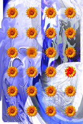  abstract abstract_background censored commentary english_commentary flower highres mosaic_censoring no_humans original pixels signal_1120 sunglasses 