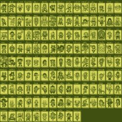  6+girls anchor animal_ears antennae bottle bow broom bucket cat_ears cat_tail character_request chen cirno clownpiece commentary_request dragon_tail dual_wielding eyewear_on_head facial_hair fire flandre_scarlet fox_tail frog_hair_ornament glasses green_theme hair_bow hair_ornament hairband hakurei_reimu hat hat_bow hat_ornament hecatia_lapislazuli high_heels holding holding_bottle holding_broom holding_pickaxe holding_shovel holding_weapon horns inaba_tewi izayoi_sakuya japanese_clothes junko_(touhou) karakasa_obake kirai_shouen kirisame_marisa kisume monkey_tail monster_maker morichika_rinnosuke mouse_ears mouse_tail multiple_boys multiple_girls multiple_tails mustache nazrin parody patchouli_knowledge pickaxe pixel_art rabbit_ears remilia_scarlet shovel skirt snake_hair_ornament style_parody sunglasses tail tatara_kogasa touhou translation_request umbrella unzan weapon wings witch_hat wolf_ears wriggle_nightbug yakumo_ran yakumo_yukari 