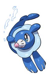  :o air_bubble animal_focus animal_hands black_eyes blue_fur bubble full_body looking_at_viewer no_humans open_mouth pink_nose pokemon pokemon_(creature) pokemon_focus popplio sea_lion simple_background solo standing white_background yumeminoideyu2 