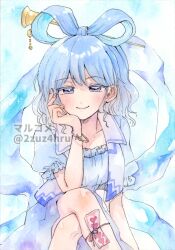  1girl 2zuz4hru kaku_seiga painting_(medium) tagme touhou traditional_media watercolor_(medium) 
