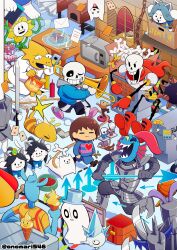  0_0 2023 2d 2others 3girls 5boys =_= alphys ambiguous_gender animal animal_ears ankle_boots annoying_dog anthro armor artist_name basketball_(object) black_eyepatch black_shorts blue_fur blue_jacket blue_shirt blue_shorts blue_skin bone boots bottle box brothers brown_boots brown_hair buck_teeth cape card cellphone chains character_figure character_request child colored_sclera colored_skin cousins digital_media dog dog_boy double_horizontal_stripe dragon dragon_boy ear_fins egg everyone eyepatch female figure fins fish fish_girl flower flowey_(undertale) food fork frisk_(undertale) frozen full_body furry furry_female furry_male game_console ghost gloves goat_girl grey_hair grey_hood handheld_game_console head_fins heart height_difference high_ponytail highres holding holding_cellphone holding_food holding_ice_cream holding_ice_cream_cone holding_instrument holding_phone holding_stick holding_sword holding_weapon hood hood_down hooded_jacket horizontal-striped_clothes house human humanoid ice_cream ice_cream_cart ice_cream_cone instrument jacket ketchup_bottle lesser_dog letter lizard lizard_girl lizard_tail long_hair long_neck mace mailbox_(incoming_mail) male mammal mettaton mettaton_(box) microwave monster_girl monster_kid_(undertale) multiple_animal_ears multiple_boys multiple_girls multiple_others mustard_bottle napstablook nice_cream_guy nintendo_switch non-humanoid_robot one_eye_closed onomari546 open_clothes open_jacket open_mouth outdoors paper papyrus_(undertale) pasta phone pink_slippers pink_stripes pixel_heart plant plate playing_instrument pointing pointing_forward ponytail potato_chips rabbit rabbit_boy rabbit_ears red_boots red_cape red_gloves red_hair reptile reptile_boy reptile_girl reptile_tail robot robot_boy rope royal_guard_01_(undertale) royal_guard_02_(undertale) sans_(undertale) scalie sharp_teeth shirt short_hair shorts siblings sign single_vertical_stripe skeleton slippers slit_pupils snow spaghetti standing stick striped_clothes striped_shirt striped_shorts sword table tail teeth temmie tongue tongue_out toriel tripping trombone twitter_username two-tone_shirt undead undertale undyne unworn_socks utdr_(toby_fox) vertical-striped_clothes vertical-striped_shorts weapon wheel white_armor white_dog white_fur white_gloves white_shirt white_stripes whoopee_cushion window yellow_flower yellow_sclera yellow_shirt yellow_skin yellow_stripes yellow_teeth 