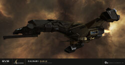  3d absurdres advanced_ship_(eve_online) assault_ship_(eve_online) brown_background brown_theme caldari_state_(eve_online) clouds combat_ship_(eve_online) commentary company_logo company_name copyright_logo copyright_name cruiser_(eve_online) dated emblem english_commentary english_text eve_online fire flying glowing hangar highres ishukone_corporation_(eve_online) logo maya_(medium) military_vehicle moa_(eve_online) no_humans official_art outdoors photoshop_(medium) radio_antenna realistic science_fiction space spacecraft star_(sky) starry_sky_background tech_2_ship_(eve_online) vehicle_focus ymir_jonsson 