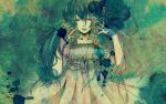  dress flower flowers gabaisuito-n hatsune_miku vocaloid 