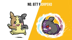  :d animal_focus aura_wheel_(pokemon) blacknirrow character_name dot_nose full_body highres holding mixed-language_commentary morpeko morpeko_(full) morpeko_(hangry) no_humans open_mouth outline pokedex_number pokemon pokemon_(creature) pokemon_move red_eyes running simple_background smile teeth two-tone_background upper_teeth_only v-shaped_eyes white_background white_outline yellow_background 