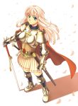  armor knight long_hair ragnarok_online skirt sword thigh_highs 