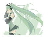  bad_id closed_eyes detached_sleeves g_scream hatsune_miku solo thighhighs twintails vocaloid 