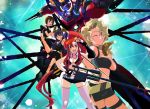  kiyal kiyoh pink_thighhighs skindentation tengen_toppa_gurren_lagann thigh_strap thighhighs touge_hiro yoko_littner yoko_ritona 