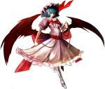  high_heels highres miatsushi remilia_scarlet shoes solo touhou transparent_background whip 