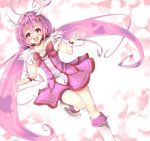  bike_shorts choker cure_happy heart hoshizora_miyuki long_hair magical_girl nyafu_(moai_lion) pink_eyes pink_hair precure smile_precure! solo tiara twintails 