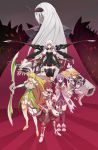  aisha_(elsword) boots bow_(weapon) character_request chung elsword elsword_(character) eve_(elsword) fullluv highres horns long_hair raven_(elsword) rena_(elsword) staff thigh-highs thigh_boots thighhighs weapon white_hair zettai_ryouiki 