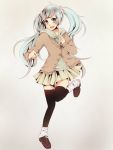  colored daginin hatsune_miku long_hair looking_at_viewer skirt smile solo vocaloid 