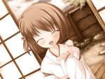  brown_hair game_cg inakoi japanese_clothes midou_chihiro short_hair 