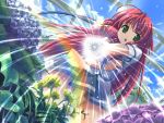  angel_wish chitose_mizuki game_cg green_eyes long_hair red_hair redhead 