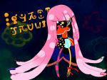  madoka_runes mahou_shoujo_madoka_magica monster nail nail_polish no_humans pink_hair ribbon sumi_(sasuke) tentacle_hair witch_(madoka_magica) witch_of_springtime 