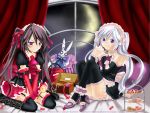  alice_(pandora_hearts) garter_belt grey_hair lolita_fashion pandora_hearts stockings tagme_(character) violet_eyes will_of_the_abyss 