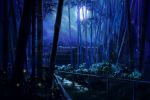  building c.z. eientei forest full_moon imperishable_night inaba_tewi moon nature night night_sky no_humans scenery sky touhou tree when_you_see_it 