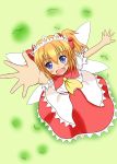  blush colored fang from_above highres looking_at_viewer mahouzuki_(yuu) open_mouth smile solo sunny_milk tenpuu_yuu touhou wings 