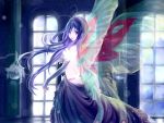  accel_world dress kuro_yuki_hime long_hair poker-face-008 wings 