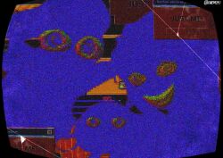  1boy 1girl 1other caine_(the_amazing_digital_circus) cracked_screen crossover doki_doki_literature_club error_message glitch horror_(theme) kinito_the_axolotl kinitopet microsoft_windows monika_(doki_doki_literature_club) monitor multiple_crossover nwe07271 silhouette smile the_amazing_digital_circus trait_connection user_interface 