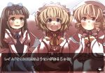  ascot black_hair blonde_hair blue_eyes brown_hair drill_hair gaoo_(frpjx283) hat headdress long_hair luna_child multiple_girls red_eyes short_hair short_twintails star_sapphire sunny_milk touhou translated translation_request twintails two_side_up wings 