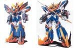  comparison design_sketch gravion_zwei mecha obari_masami oobari_masami ookawara_kunio sol_gravion sword weapon 