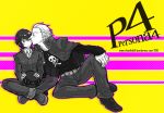  androgynous artist_request kiss persona persona_4 reverse_trap shirogane_naoto tatsumi_kanji tomboy 