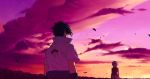  haruno_sakura naruto samurai-pet scenery sky uchiha_sasuke 