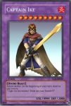  cape captain_falcon card f-zero fire_emblem fusion helmet ike nintendo super_smash_bros. sword trading_card weapon what yu-gi-oh! 