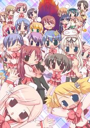  blush chibi cute everyone girls ilfa komaki_ikuno komaki_manaka kousaka_tamaki kusakabe_yuuki kusugawa_sasara lucy_maria_misora maaryan nanako_(to_heart_2) sasamori_karin school_uniform smile to_heart_2 tonami_yuma wink yamada_michiru yoshioka_chie yuzuhara_haruka yuzuhara_konomi 