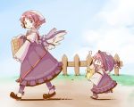  blue_eyes child dress earrings hat jewelry mary_janes mystia_lorelei pink_hair shiba_itsuki shoes short_hair socks time_paradox touhou wings young 