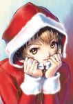  brown_hair character_request christmas highres kobayashi_yuuji santa_costume 
