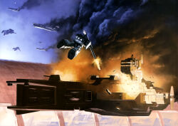  artist_request bazooka_(gundam) beam_cannon burning cable destruction earth_federation explosion fleet gun gundam gundam_perfect_file highres landscape magazine_scan mecha mecha_focus mobile_suit mobile_suit_gundam mobile_suit_gundam_the_origin no_humans o'neill_cylinder official_art painting_(medium) promotional_art realistic robot salamis_class scan scene_reference science_fiction shield smoke space space_habitat spacecraft star_(sky) thrusters traditional_media war weapon window zaku_ii zaku_ii_s_char_custom zeon zero_gravity 
