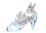  bunny bunny_ears bunny_tail copyright_request crown glass_slipper lilac_(artist) no_humans on_back rabbit rabbit_ears tail whiskers 