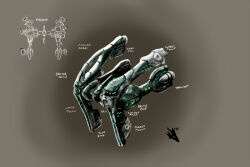  advanced_ship_(eve_online) artist_logo commentary concept_art destroyer_(eve_online) english_commentary english_text eve_online gallente_federation_(eve_online) glowing grey_background logo military_vehicle multiple_views no_humans novafox original science_fiction spacecraft tactical_destroyer_(eve_online) tech_3_ship_(eve_online) vehicle_focus 