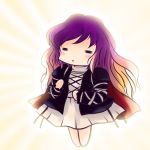  =_= blush chibi hijiri_byakuren solo touhou yume_shokunin 