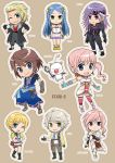  armor blonde_hair blue_eyes blue_hair brown_hair caius_ballad chibi coat cutout final_fantasy final_fantasy_xiii final_fantasy_xiii-2 gloves green_eyes grin headband hope_estheim lightning_farron long_hair micha_(chaho) mog noel_kreiss paddra_nsu-yeul pink_hair purple_hair serah_farron smile snow_villiers staff white_hair wink 