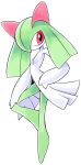  kirlia no_humans oyatsu_(mk2) pokemon simple_background solo white_background 