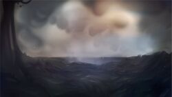  arrapso fog forest highres horizon lake_of_voices morning nature no_humans non-web_source outdoors plant_roots scenery self-datamine shore sunrise tree 