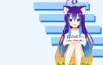  acchi_kocchi animal_ears blue_hair catgirl hinaganon long_hair miniwa_tsumiki nude purple_eyes violet_eyes 