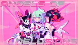  aria_(zenless_zone_zero) long_hair mecha_musume multiple_girls nangong_yu robot_girl sunna_(zenless_zone_zero) zenless_zone_zero 
