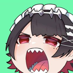  1girl ellen_joe open_mouth sharp_teeth short_hair zenless_zone_zero 
