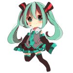  aqua_eyes aqua_hair chibi detached_sleeves hatsune_miku heart heart-shaped_pupils heart_eyes long_hair looking_at_viewer necktie rinndouk simple_background skirt smile solo symbol-shaped_pupils thigh-highs thighhighs twintails vocaloid 