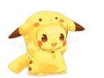  brown_eyes cosplay costume empty-p mochi_(empty_p) no_humans open_mouth pikachu pikachu_(cosplay) pikachu_costume pokemon pokemon_(creature) smile 