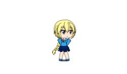  1girl 2011 black_eyes blonde_hair chibi female female_focus gacha_club gf_chan lori m.u.g.e.n magical_girl miku oc school_uniform solo 