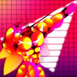  buzzwole commentary english_commentary grid_background highres jamiewilsondraws muscular pokemon pokemon_(creature) pokemon_focus solo 
