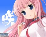  haramura_nodoka kobayashi_ritsu mahjong pink_hair saki school_uniform wallpaper 