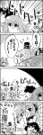  /\/\/\ 2girls 4koma blank_stare comic flat_gaze futatsuiwa_mamizou futatsuiwa_mamizou_(cosplay) hat highres hijiri_byakuren money monochrome mononobe_no_futo multiple_girls net tani_takeshi tate_eboshi touhou toyosatomimi_no_miko translation_request wide_sleeves yukkuri_shiteitte_ne |_| 